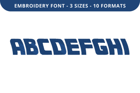 Back to the Past Font a to I: A Designer’s Review for Boutique Apparel Embroidery