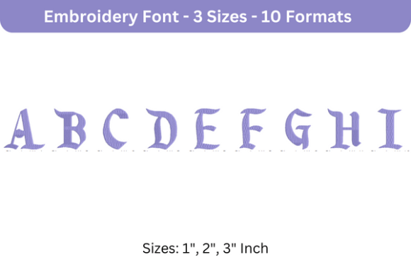 Disneyland Font Uppercase a to I Review