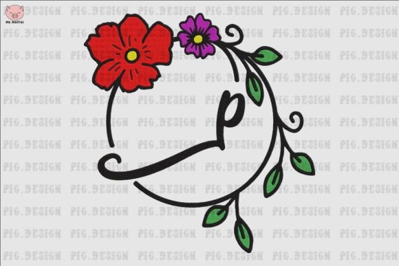 Flower Font P: A Seasonal Embroidery Review