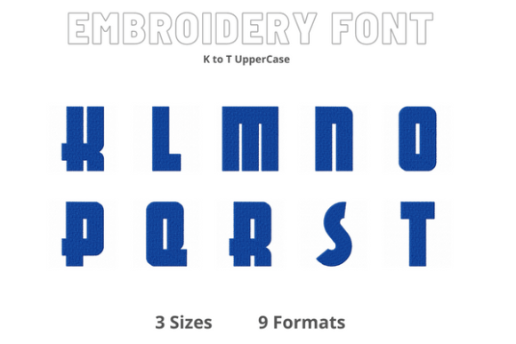 Font K to T: A Designer’s Review for Boutique Sweatshirt Embroidery