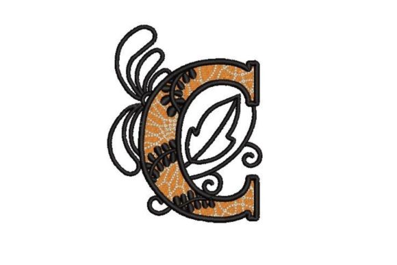Review: 3D Layered Alphabet Letter C for Embroidery