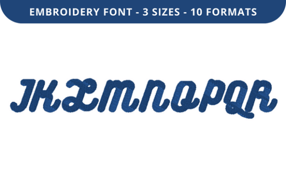 Reviewing Buck Harry Font J to R for Real Embroidery Projects