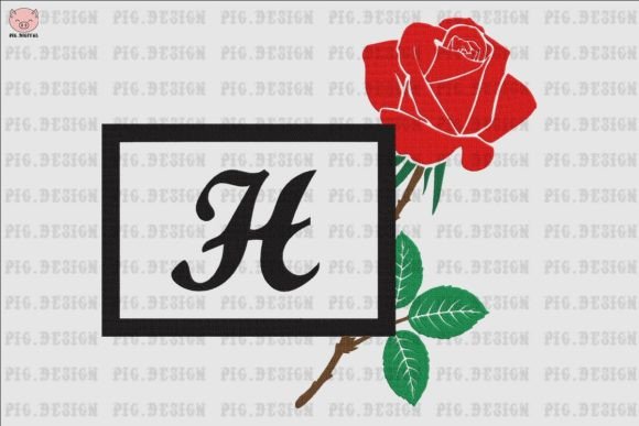 Rose Font H: A Designer's Review for Seasonal Embroidery